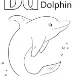 Letter D Is For Dolphin Coloring Page | Free Printable Coloring Pages   Dolphin Coloring Sheets Free Printable
