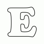 Letter E   Free Printable Coloring Pages | Applique /templates   Free Printable Letters