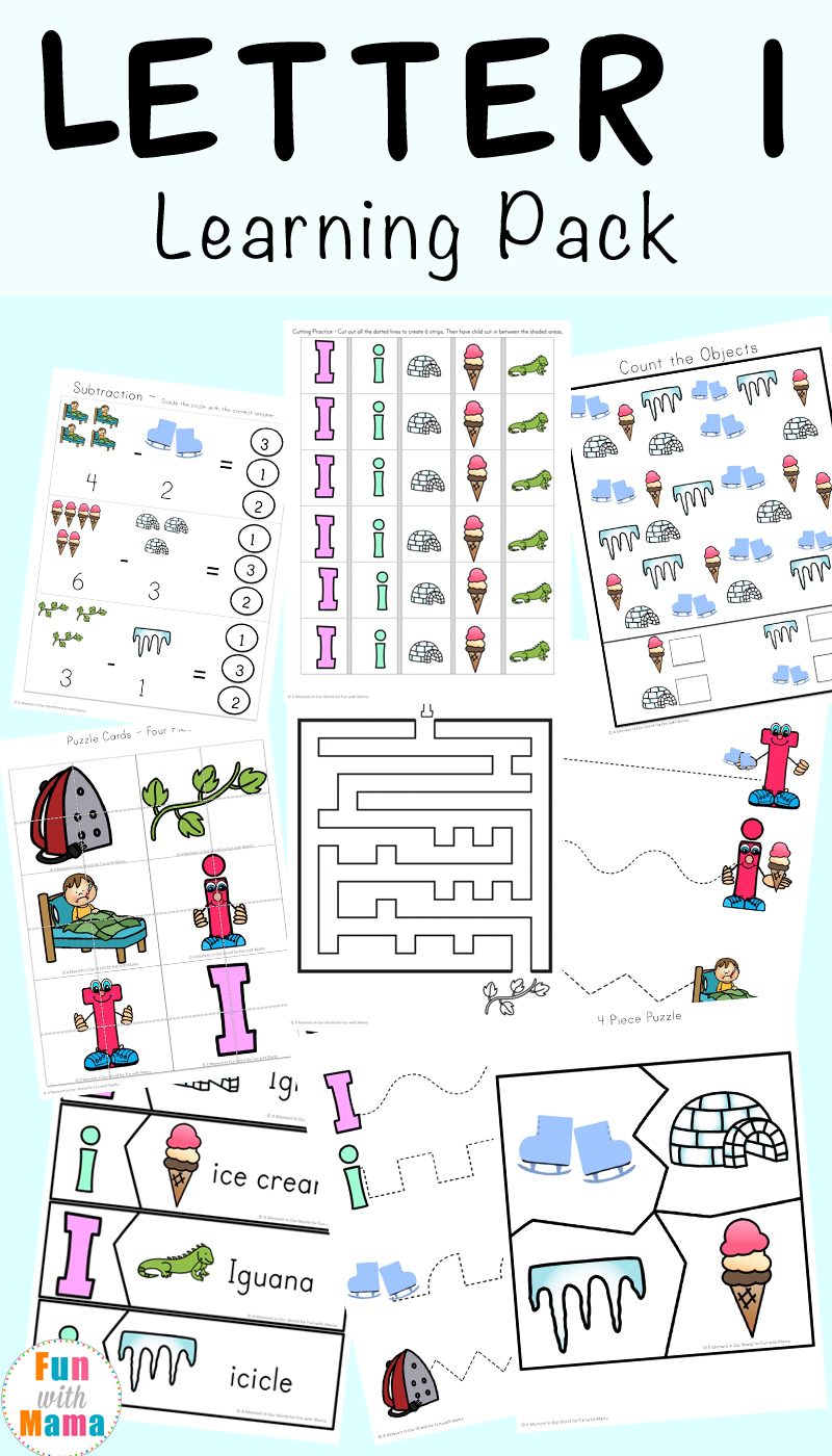 Letter I Worksheets + Activities For Preschool - Fun With Mama - Free Printable Activities For Preschoolers