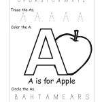 Letter Recognition Worksheets | Alphabet Worksheet Big Letter A   Printable Alphabet Letters Free Download