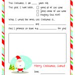 Letter To Santa – Free Printable | Christmas Ideas | Pinterest   Letter To Santa Template Free Printable