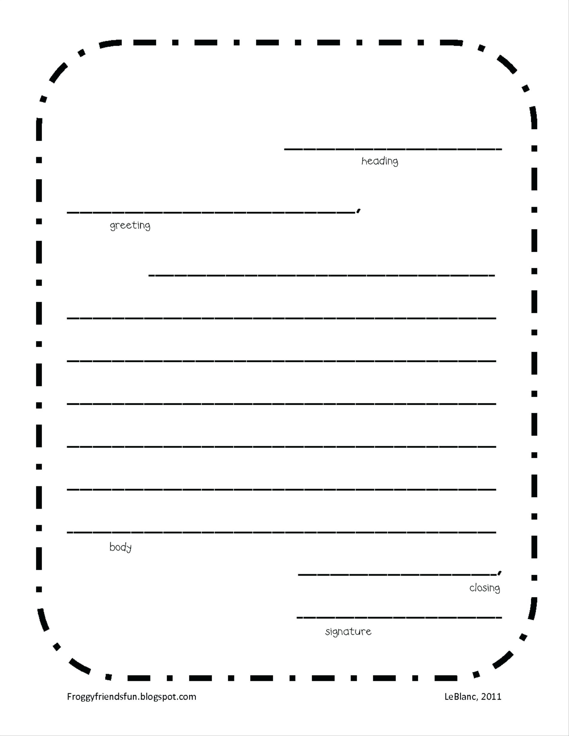 Letter Writing Template Printable | Free Letter Templates For Word - Free Printable Letter Writing Templates