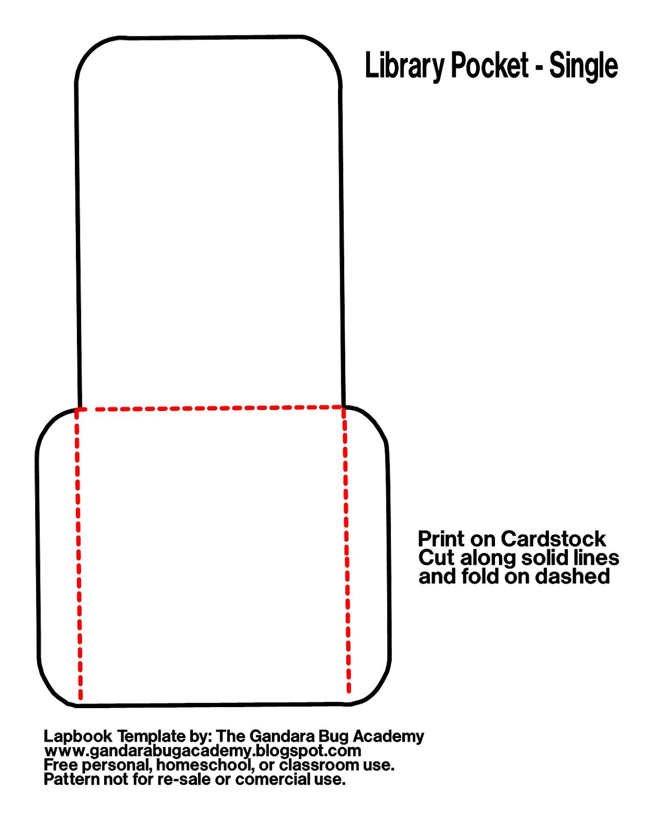 Library Pocket Template Lapbooks Nd Grade Classroom Pinterest