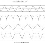 Line Tracing – 1 Worksheet / Free Printable Worksheets – Worksheetfun   Free Printable Preschool Worksheets Tracing Lines