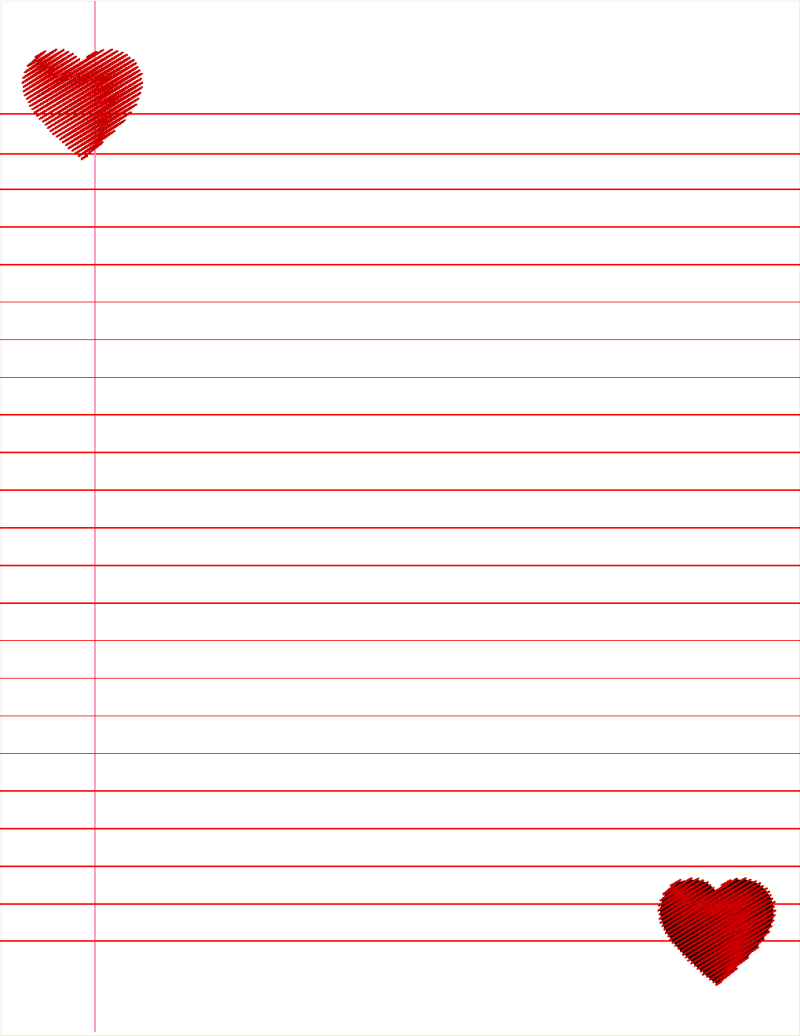 Lined Paper For Kids Cute | Paper | Lined Paper For Kids, Lined - Free Printable Binder Paper