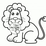 Lion Animals Coloring Pages For Kids, Printable Free   Free Coloring Pages Animals Printable
