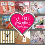 List Of Free Valentine's Printable Cards, Banners, Bag Toppers, Tags   Free Printable Valentine Graphics
