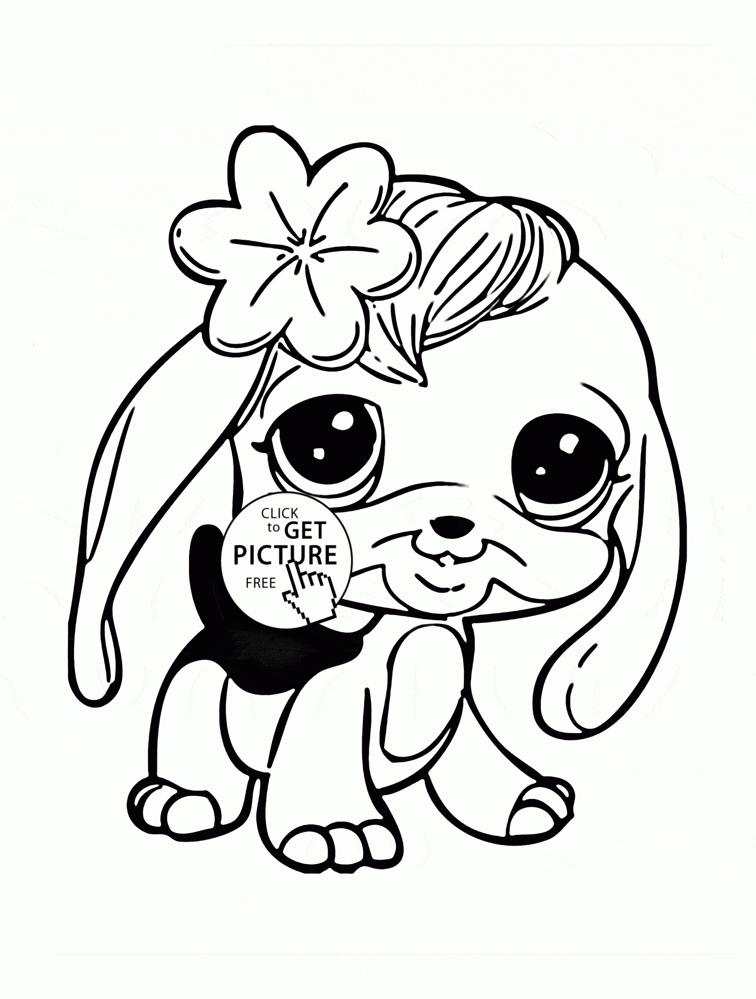 Littlest Pet Shop Panda Coloring Page For Kids, Animal Coloring - Littlest Pet Shop Free Printable Coloring Pages