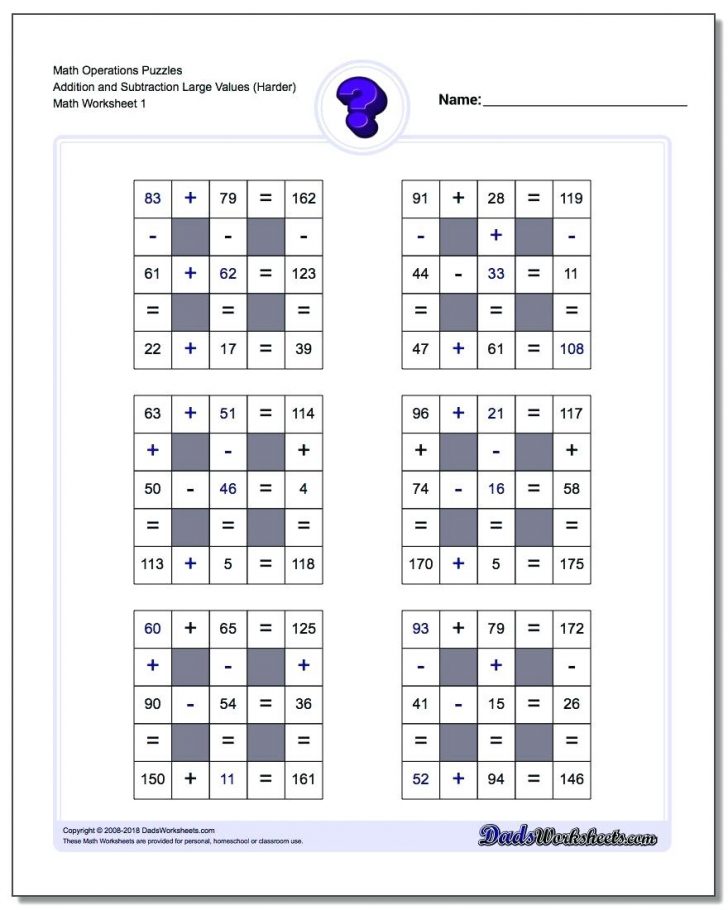 Logic Puzzle Printable