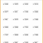 Long Division Worksheets 5Th Grade To Learning   Math Worksheet For Kids   Free Printable Long Division Worksheets 5Th Grade