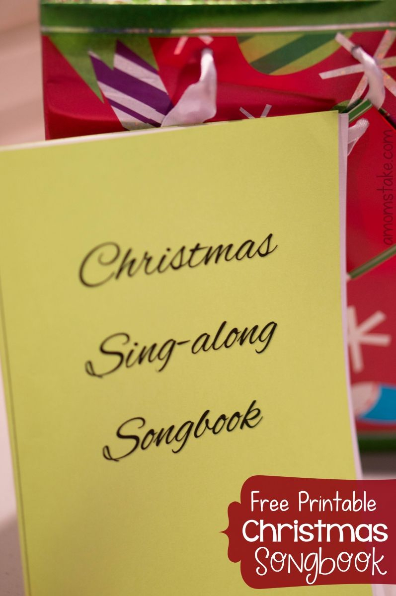 Love To Sing Carols With Your Family For The Holidays? Download This - Free Printable Christmas Carols Booklet