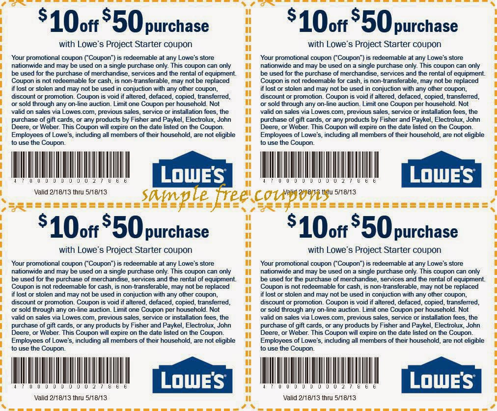 Lowes Printable Coupons For 2018 And Beyond! | Coupon Codes Blog - Free Printable Lowes Coupons