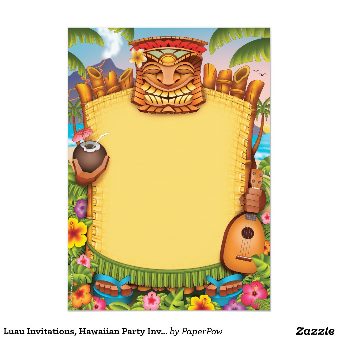 Luau Party Invitations Luau Party Invitations Along With - Hawaiian Party Invitations Free Printable