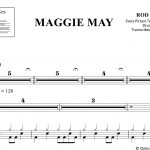 Maggie May – Rod Stewart – Drum Sheet Music – Onlinedrummer   Free Printable Drum Sheet Music