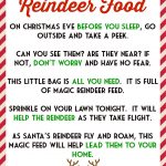 Magic Reindeer Food Poem & Free Printable | 1St Grade | Pinterest   Reindeer Food Poem Free Printable