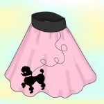 Make A Poodle Skirt Without A Pattern And With Minimal Sewing   Free Printable Poodle Template