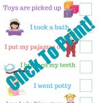 Make Bedtime Easy With This Bedtime Routine Chart + Simple Trick   Free Printable Bedtime Routine Chart