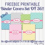 Make It Createlillyashleyfreebie Downloads: Back To School   Free Printable Binder Covers And Spines