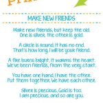 Make New Friends Girl Scout Song Lyric Printables   Help Your Girl   Free Printable Song Lyrics