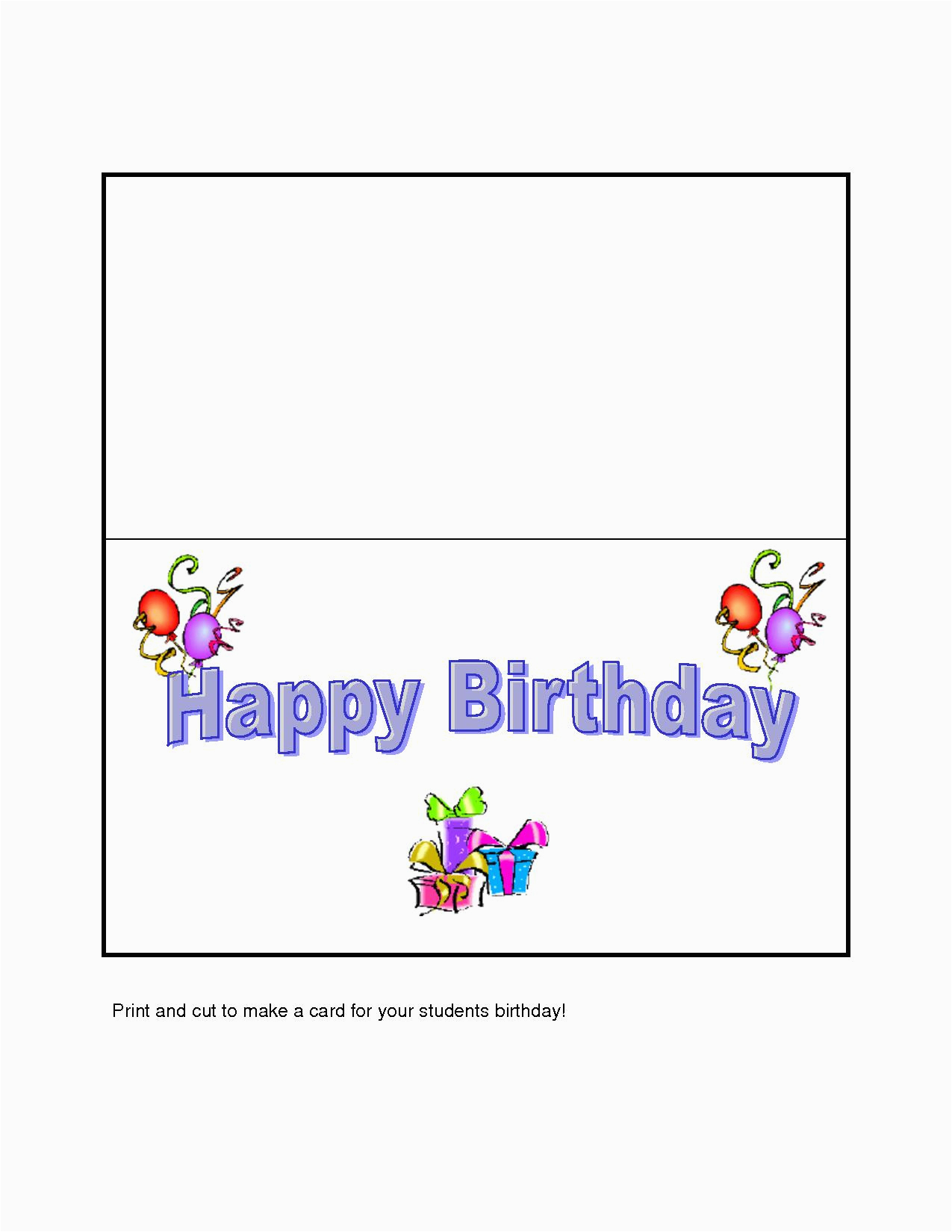 Make Your Own Birthday Cards Free And Print | Birthdaybuzz - Customized Birthday Cards Free Printable