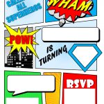 Make Your Own Comic Book Printable | Superhero Comic Book Party   Free Printable Superman Invitations