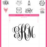Make Your Own Monograms Online With This Free Online Monogram Maker   Monogram Maker Online Free Printable