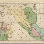 Map No. V. Mesopotamia Assyria, Babylonia Chaldea   David Rumsey   Free Printable Map Of Mesopotamia