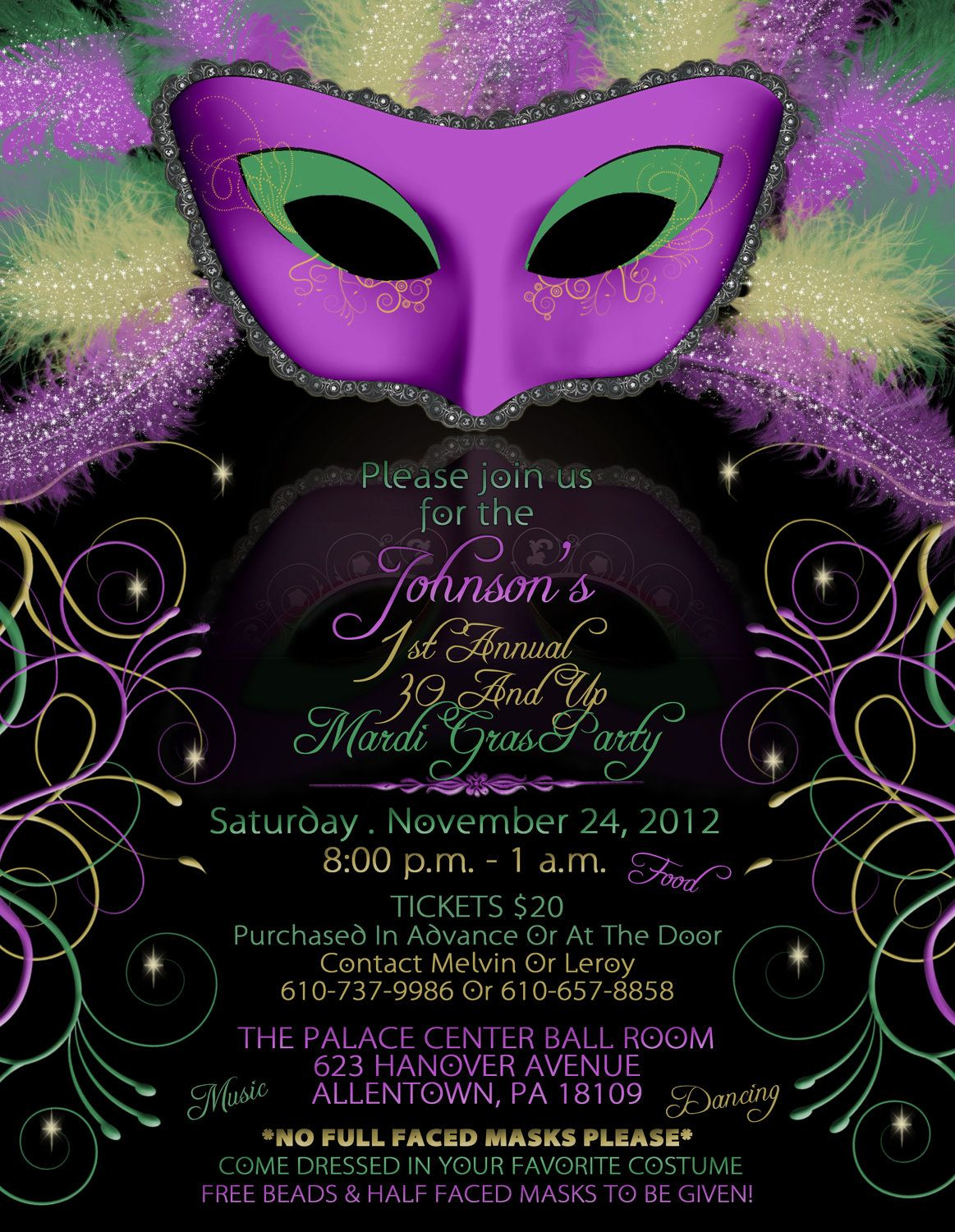 Mardi Gras Wedding Invitation Wording - Google Search | Mardi Gras - Free Printable Mardi Gras Invitations