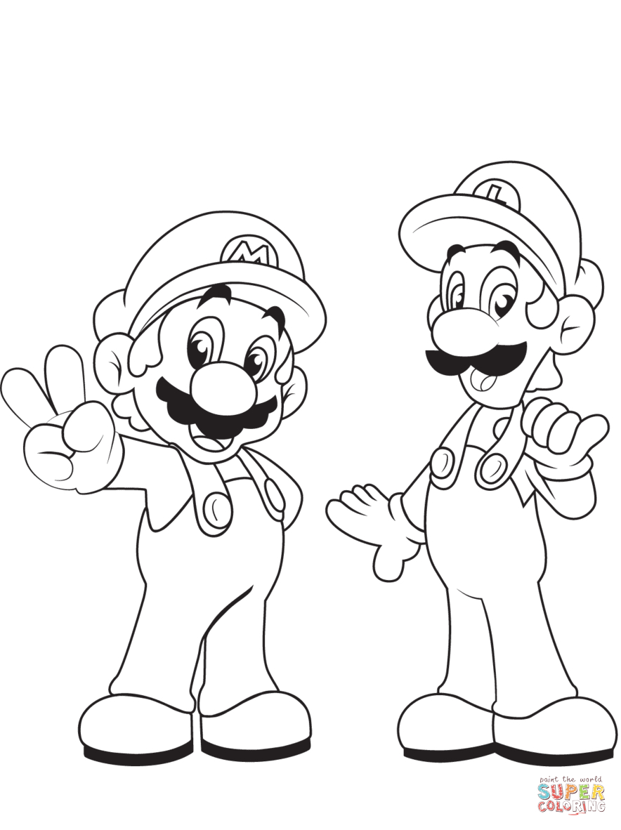 Mario Coloring Pages | Free Coloring Pages - Mario Coloring Pages Free Printable