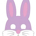 Máscara Coelhinho Com Molde | Easter Bunnys | Pinterest | Easter   Free Printable Easter Masks