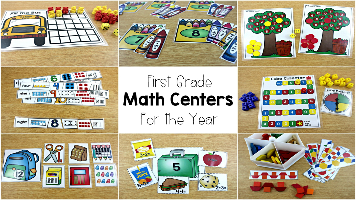 Math Centers For First Grade - Tunstall&amp;#039;s Teaching Tidbits - Free Printable Math Centers