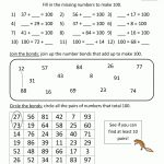 Math Worksheet Number Bonds To 100 2.gif (1000×1294) | Meli Puertas   Free Printable Number Bonds Worksheets For Kindergarten