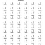Math Worksheets 5Th Grade Multiplying Fractions Multiplication Pdf   Free Printable Worksheets For 5Th Grade