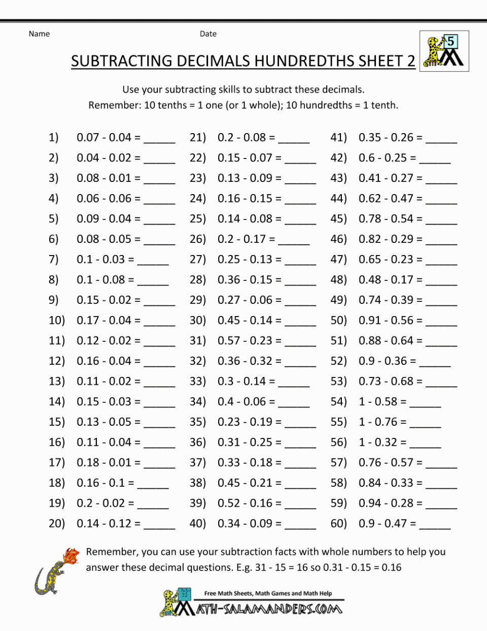 Math Worksheets Kindergarten Practice Subtracting Worksheet - Free Printable Worksheets Uk