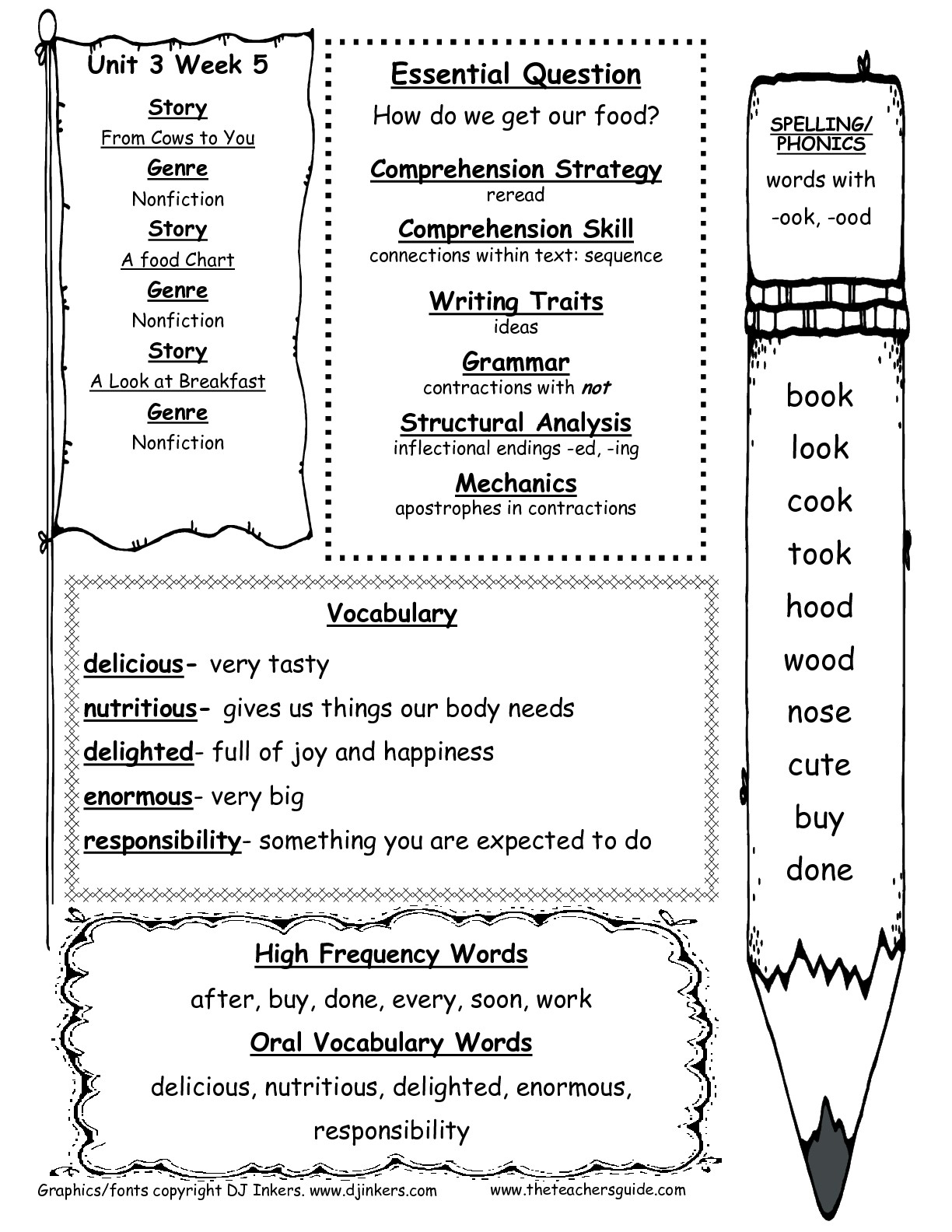 Mcgraw-Hill Wonders First Grade Resources And Printouts - Free Printable Language Arts Worksheets For 1St Grade