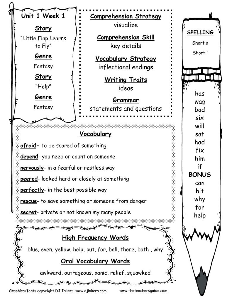 McgrawHill Wonders Second Grade Resources And Printouts Free