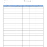 Medication Log   Free Printable Medication Log Sheet