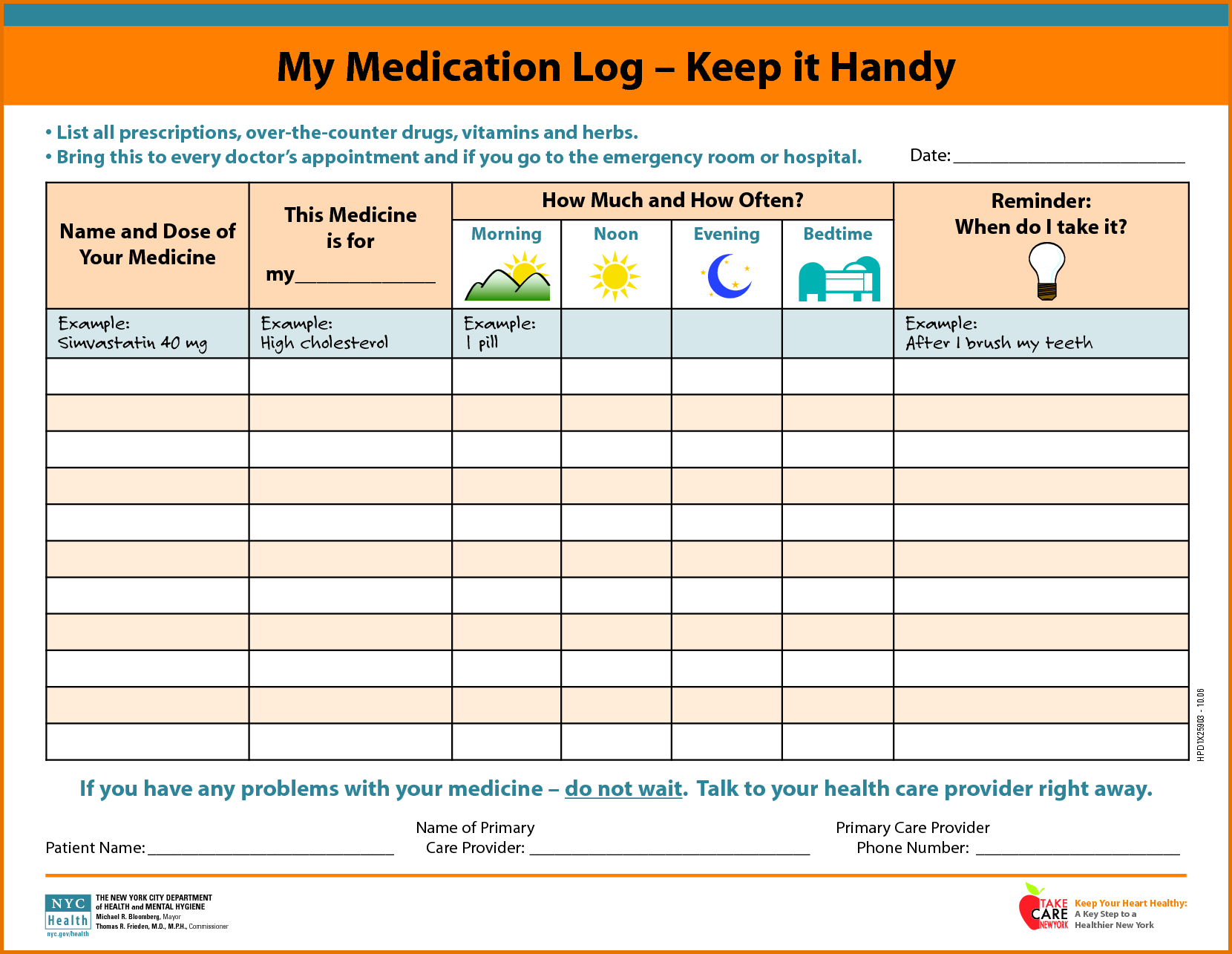 Medication Schedule | Mom | Daily Schedule Template, Medication Log - Free Printable Daily Medication Chart