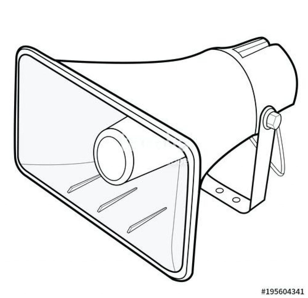 megaphone-template-printable-speaker-vector-illustration-flat-free