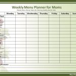 Menu Planner Template | Nutrition In 2019 | Menu Planning Template   Free Printable Menu Templates Word