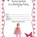Mesmerizing American Girl Birthday Invitations Designs #3521   American Girl Party Invitations Free Printable