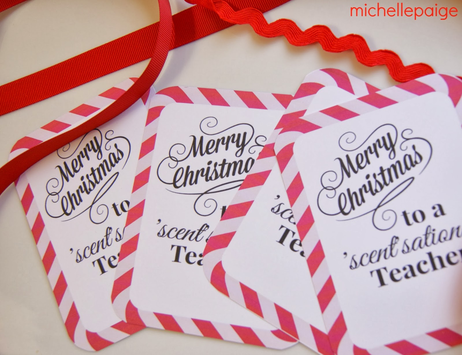 Michelle Paige Blogs: Quick Teacher Soap Gift For Christmas - Scentsational Teacher Free Printable