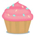 Microsoft Free Cupcakes Clipart   Free Printable Cupcake Clipart