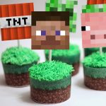 Minecraft Cupcake Toppers & Wrappers   Magical Printable   Free Printable Minecraft Cupcake Toppers And Wrappers