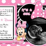 Minnie Mouse Baby Shower Invitations Free Card Review How Make   Free Printable Minnie Mouse Baby Shower Invitations