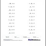 Mixed Addition Worksheet And Subtraction Worksheet Problems   Free Printable Mixed Addition And Subtraction Worksheets