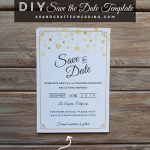 Modern Diy Save The Date Free Printable | | Free Wedding Printables   Free Printable Save The Date