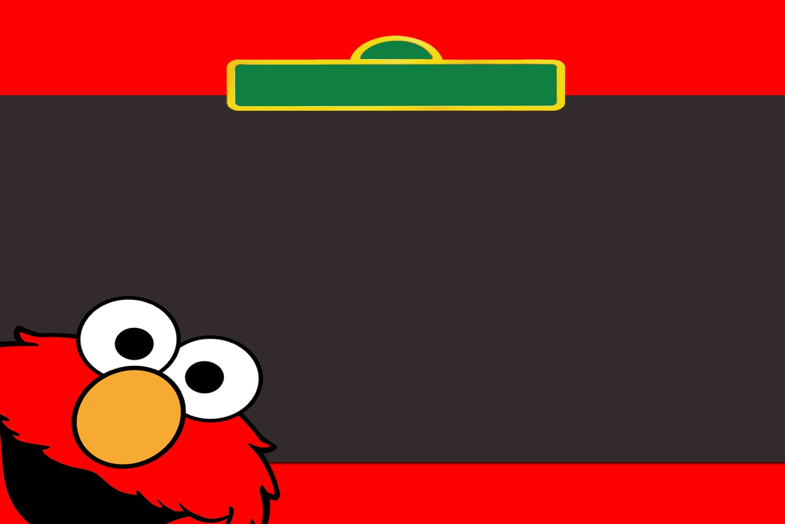 Moms Kiddie Party Link: Freebie: Sesame Street, Elmo And Cookie - Free Printable Cookie Monster Birthday Invitations
