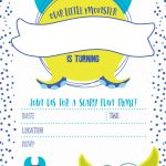 Monster Birthday Invitation Free Printable In 2019 | You Are My   Free Printable Monsters Inc Birthday Invitations