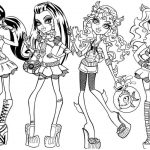 Monster High Coloring Pages Free 3 #45830   Monster High Free Printable Pictures